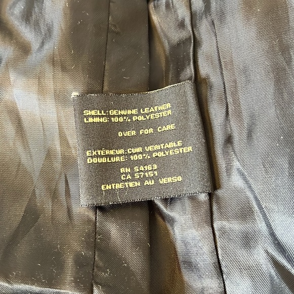 COLE HAAN LEATHER JACKET XS - Picture 12 of 16